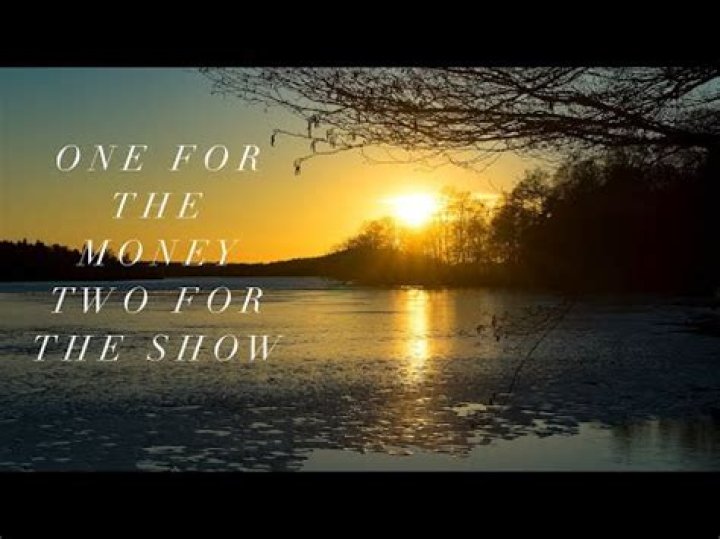 1 for the money, 2 for the show bad boys lyrics