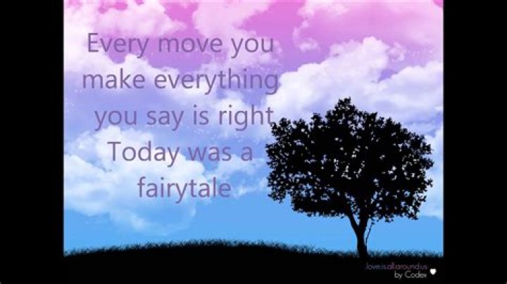 A fairy tale lyrics
