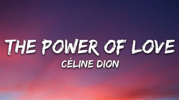 About the power of love lyrics