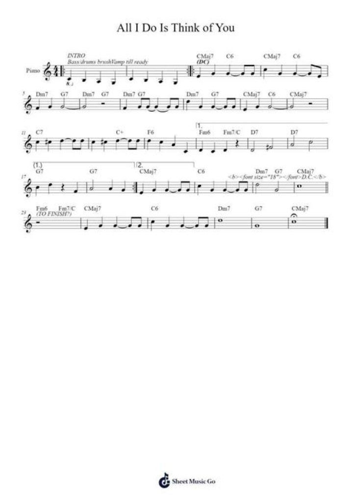 All i ever do is think of you lyrics