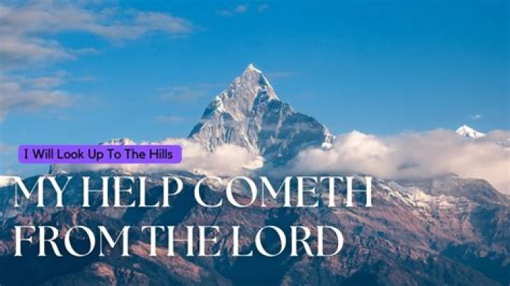All of my help cometh from the lord lyrics