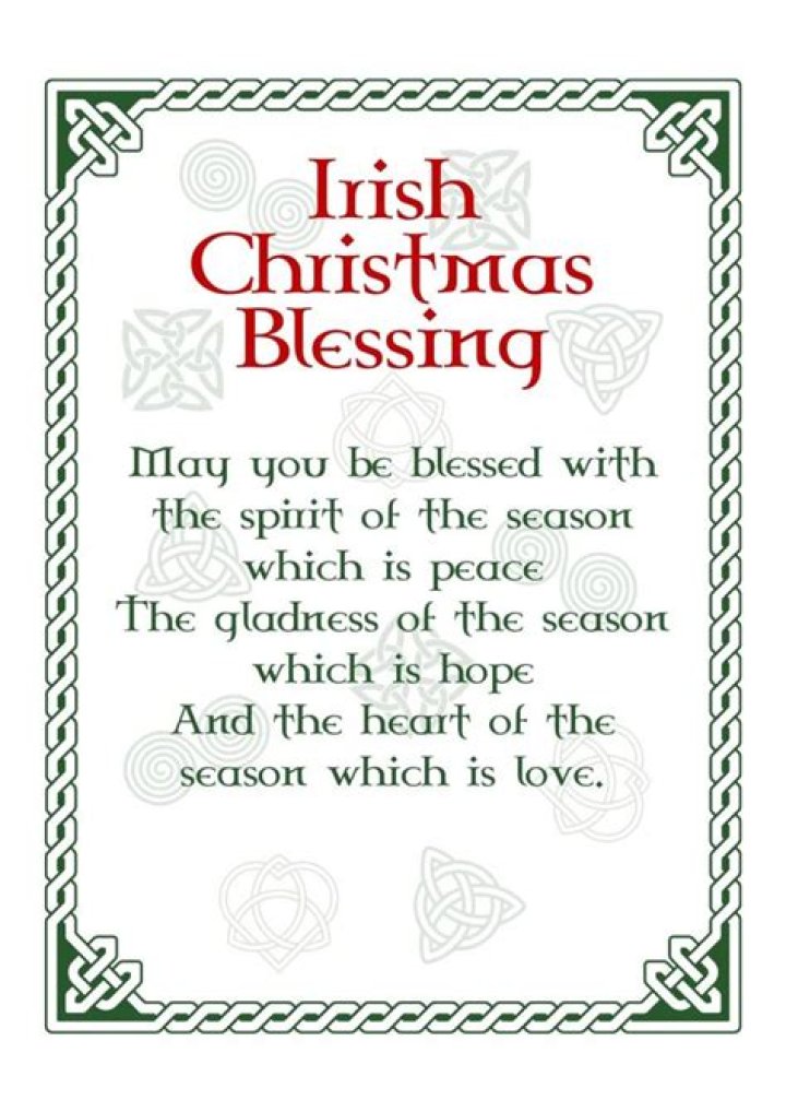 An irish christmas blessing lyrics lyrics