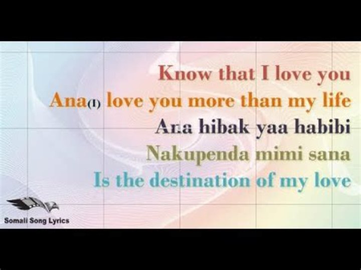 Ana ahibak ya habibi lyrics
