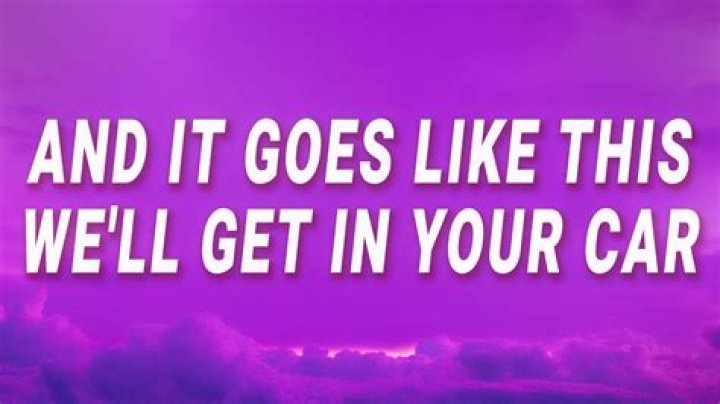 And it goes like this lyrics