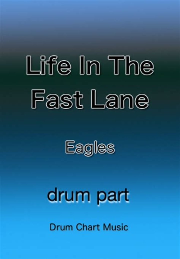 And now we’re driving in the fast lane lyrics