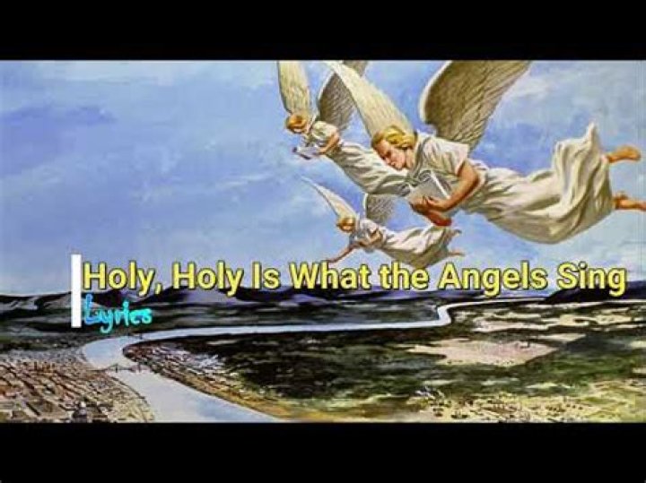 And the angels sing holy lyrics