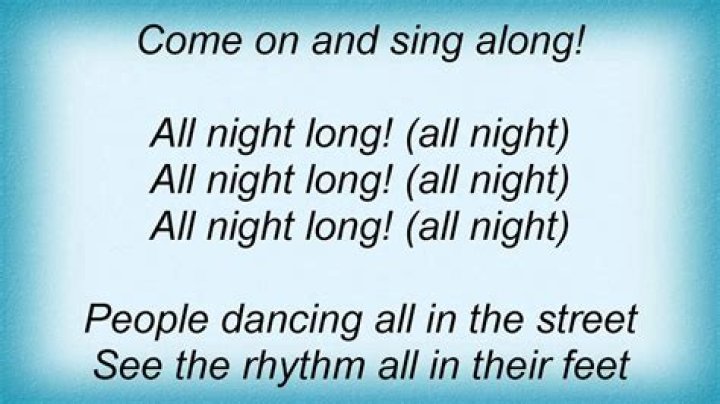 And you are going to play me like your favorite song it goes all night long lyrics