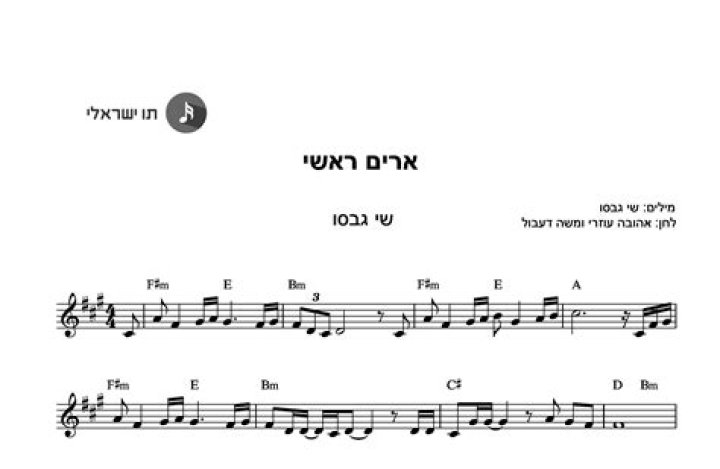 ARIM ROSHI TAB by Shay Gabso