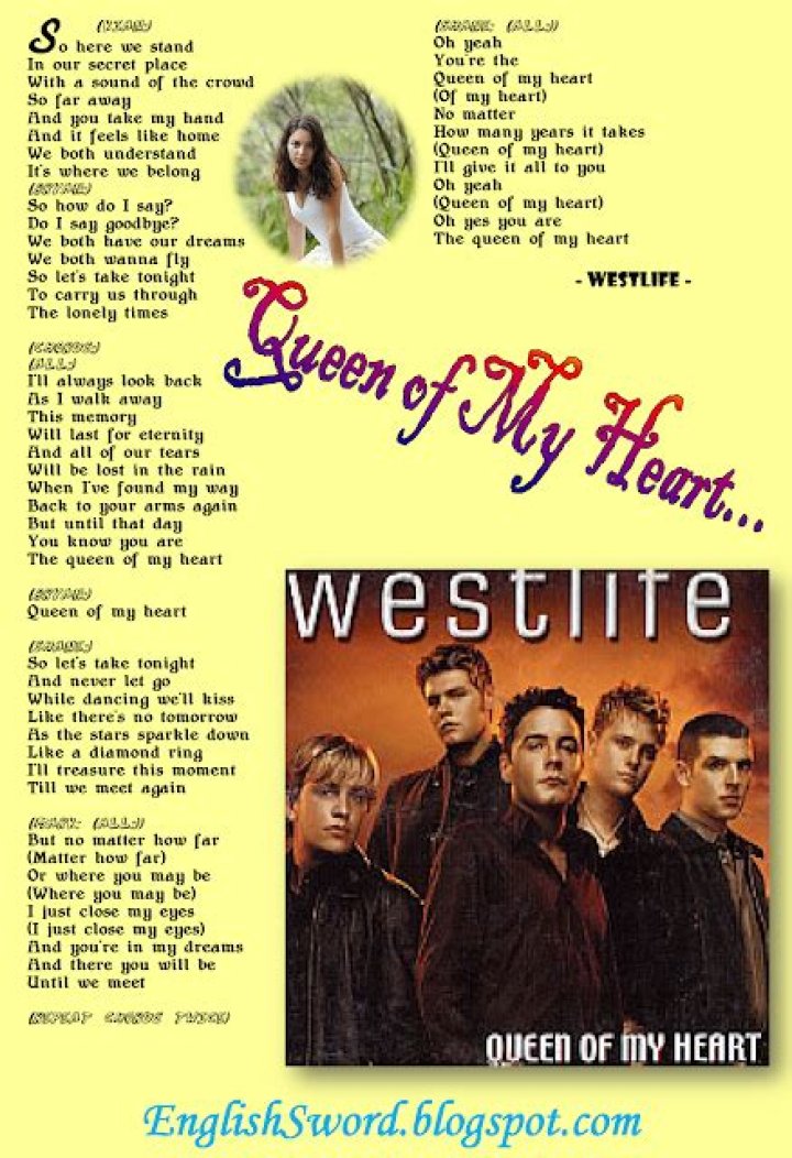 Atlantic starr queen of my heart lyrics