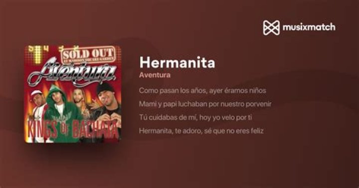 Aventura Hermanita Lyrics English Translation