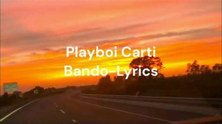 Bando carti lyrics