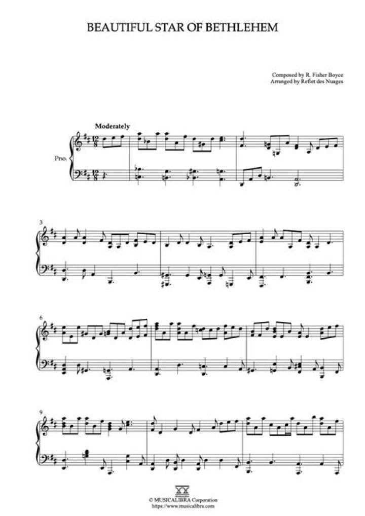 BEAUTIFUL STAR OF BETHLEHEM CHORDS by Alecia Nugent