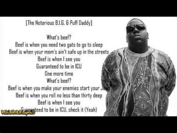Beef song lyrics lyrics