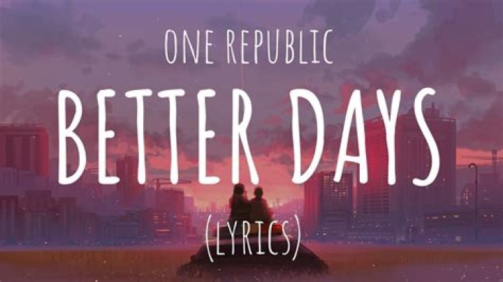Better. days lyrics