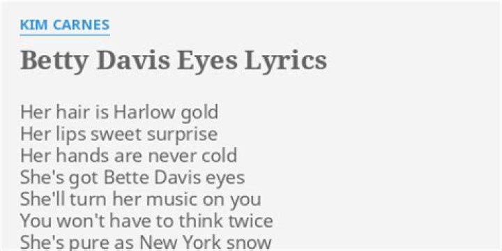 Betty davis lyrics