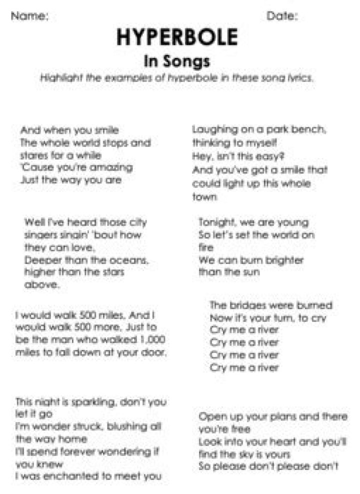 Beyonce song heaven with hyperbole lyrics