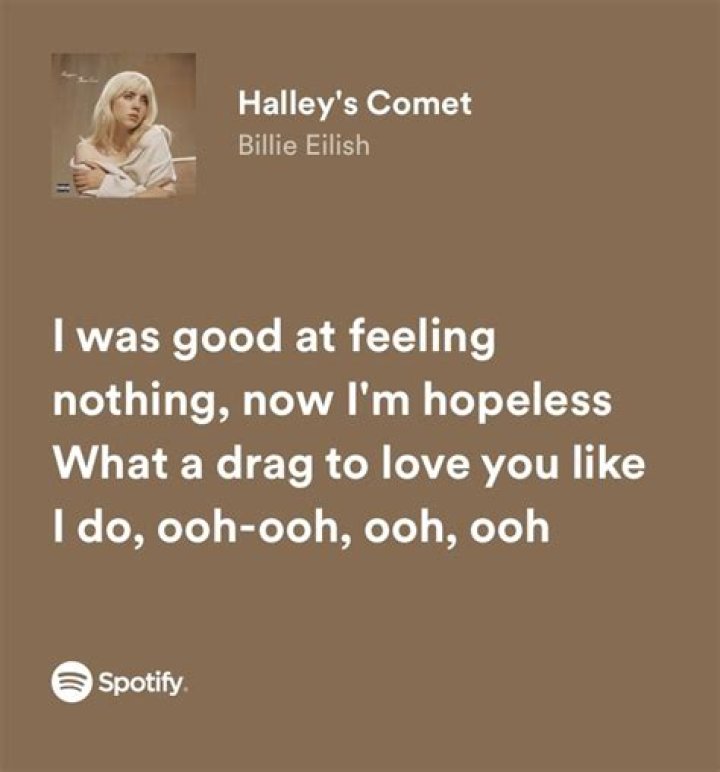 Billie Eilish – Halley’s Comet Lyrics