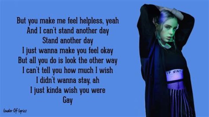 Billie Eilish – Wish You Were Gay Lyrics