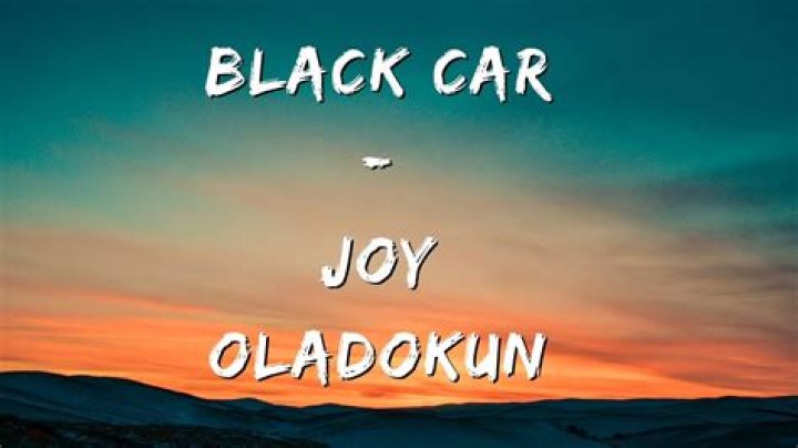 Black car lyrics