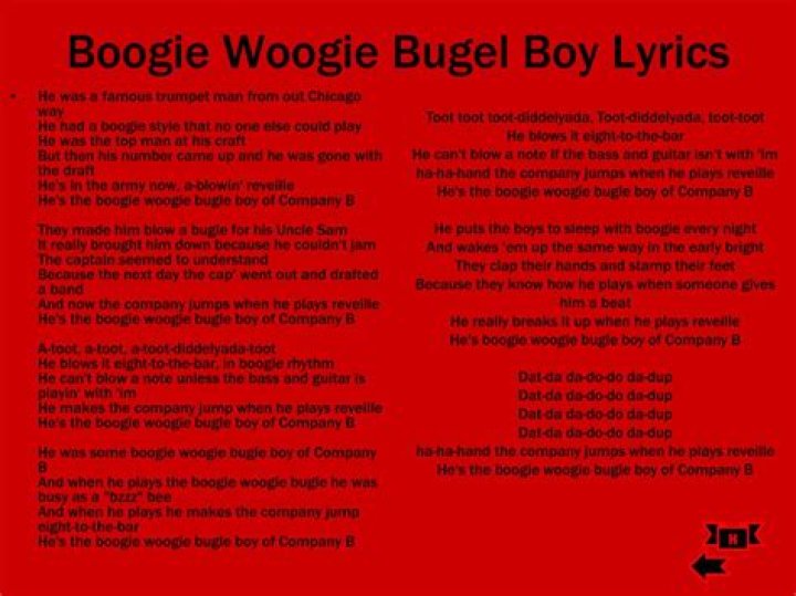 Boogie woogie woogie lyrics