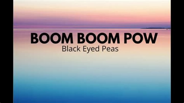 Boom boom pow make them say wow lyrics