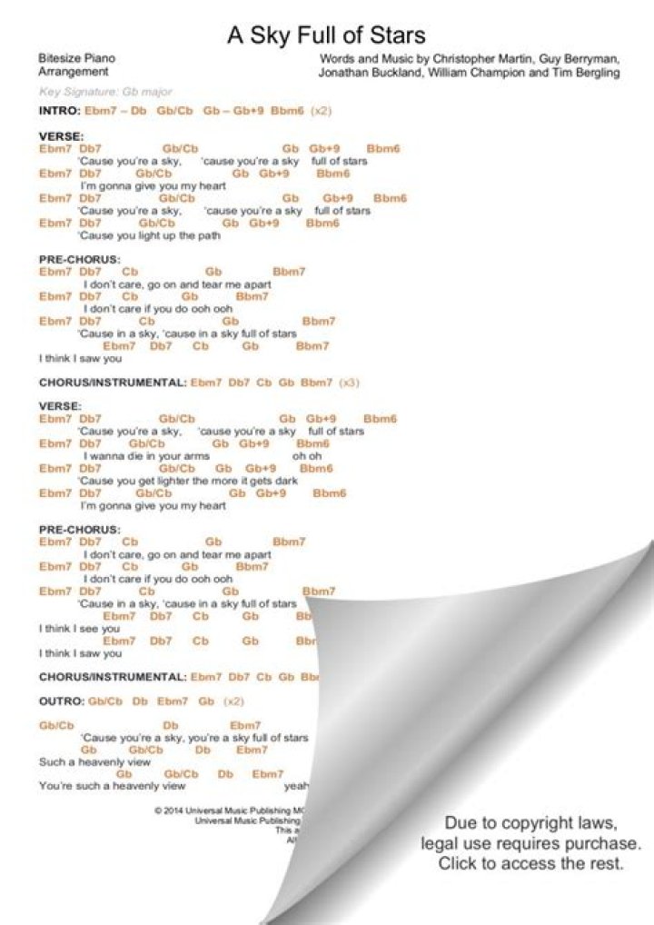 Bowl full of stars lyrics