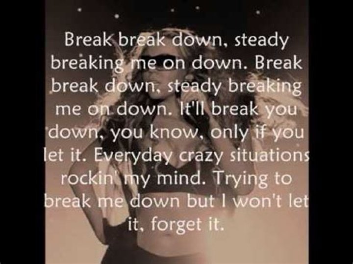 Breakdown mariah lyrics