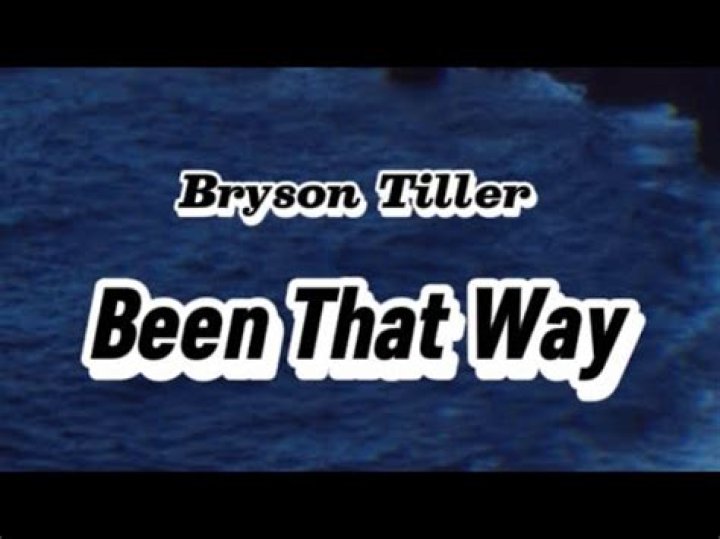 Bryson Tiller Been That Way Lyrics