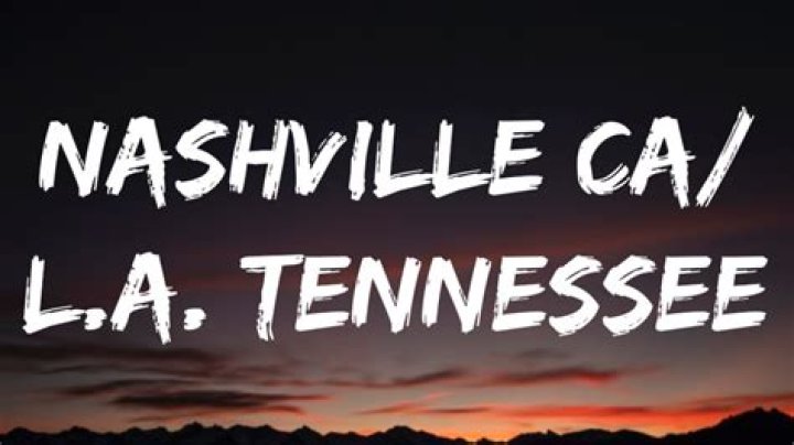 California to tennessee lyrics