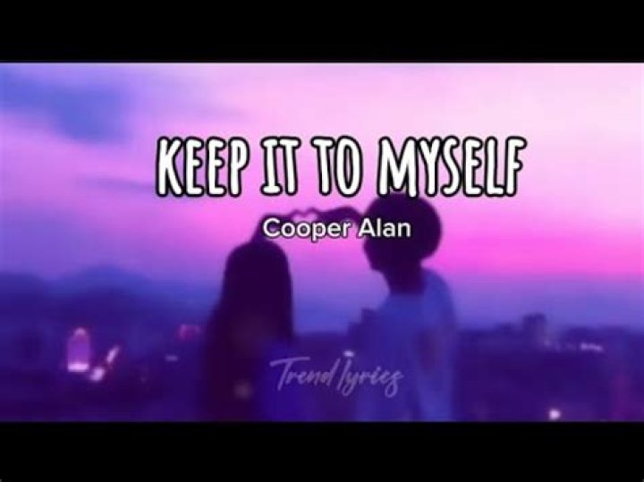 Can’t keep it to myself lyrics