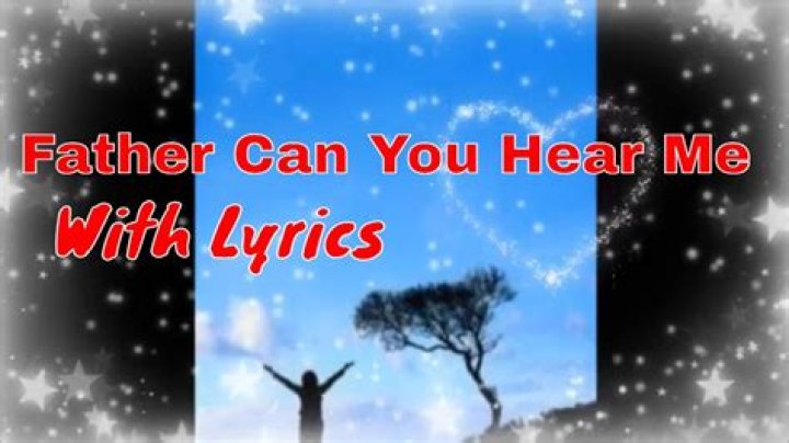 Can you hear me, love lyrics