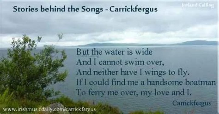 Carrickfergus voces8 lyrics