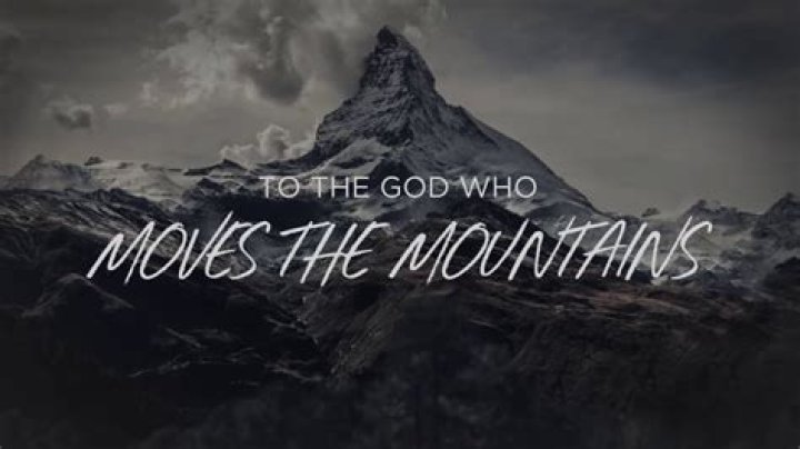 Christian song mountains lyrics
