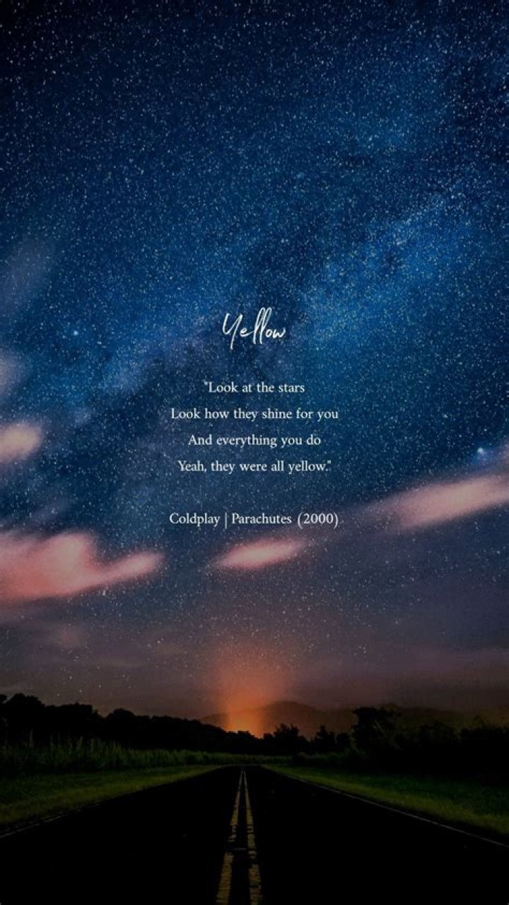 Coldplay lyrics
