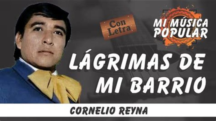 Cornelio Reyna Lagrimas De Mi Barrio Lyrics English Translation