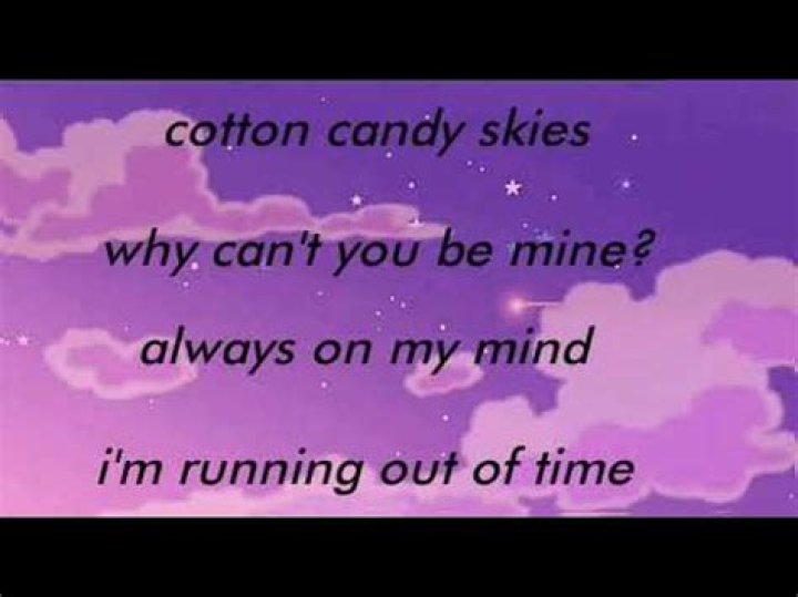 Cotton candy skies esthie lyrics