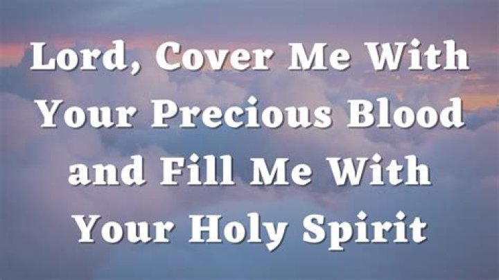 Cover me under your blood lord cover me under your blood lyrics