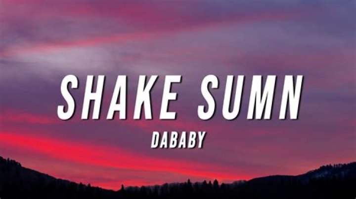 Dababy shake sumn lyrics