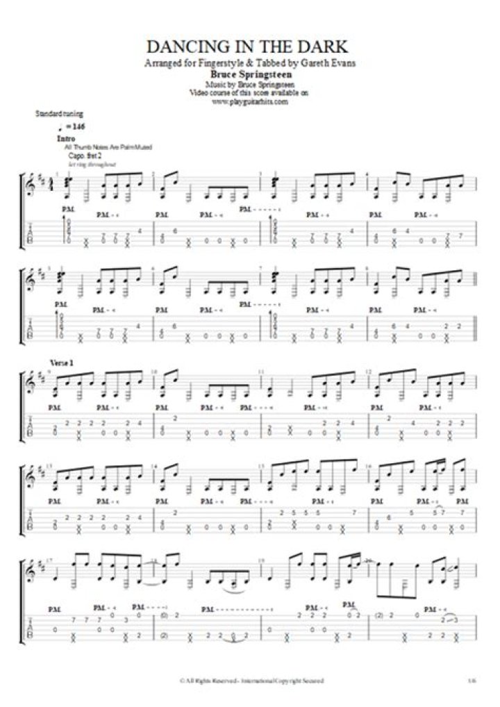 DANCING IN THE DARK CHORDS by Sam Fender