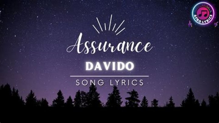 Davido assurance lyrics