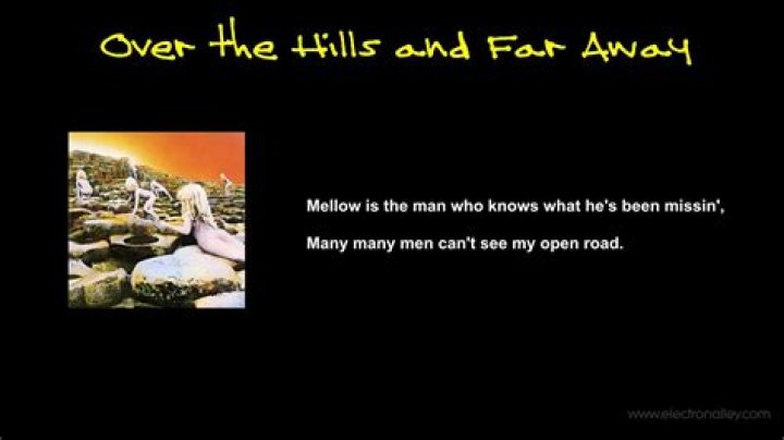 Derek warfield over the hills and far away lyrics