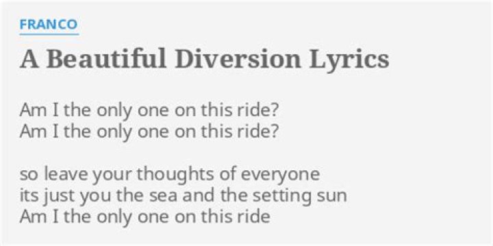 Diversion lyrics