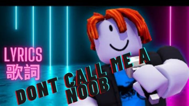 Dont call me a noob lyrics