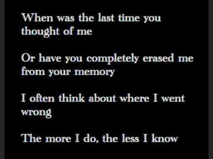 Dont you remember me lyrics