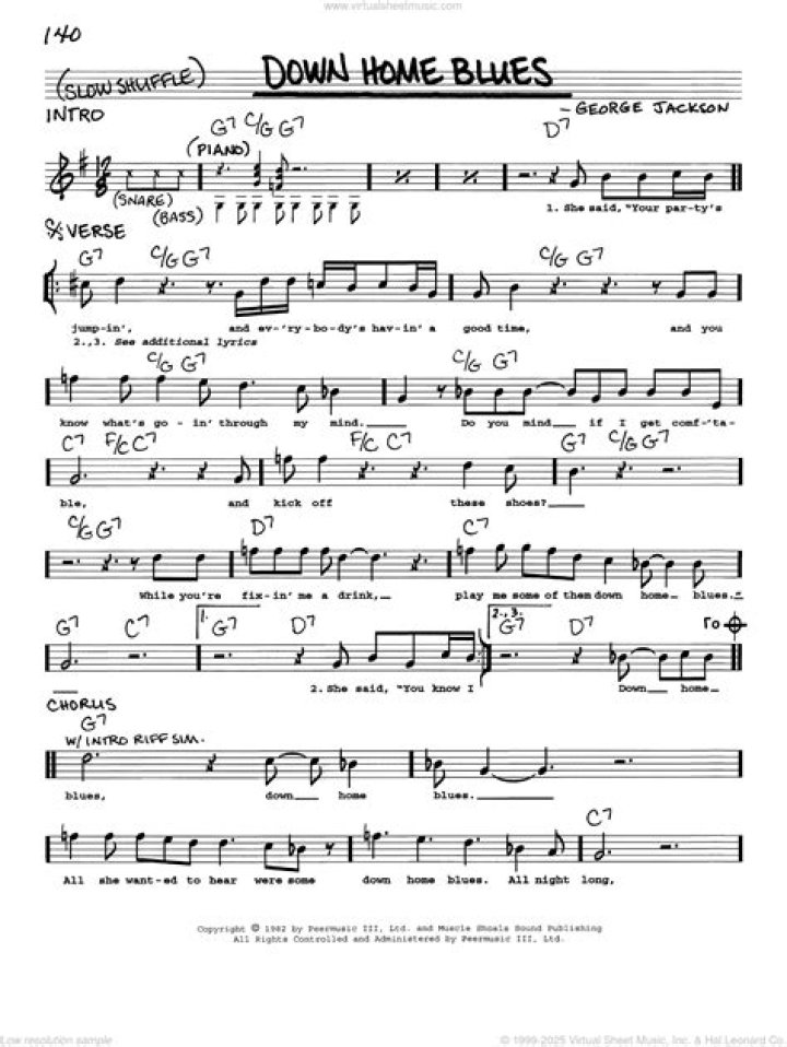 Down home blues lyrics