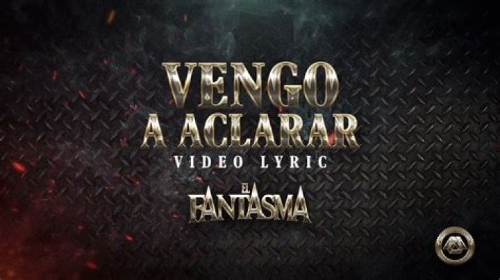 El fantasma vengo aclarar in english lyrics
