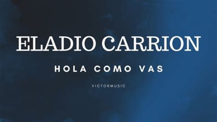 Eladio Carrion Hola Cómo Vas Lyrics English Translation