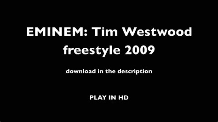 Eminem freestyle westwood lyrics