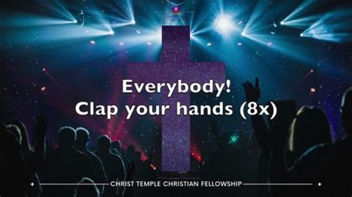Everybody clap your hands right now lyrics