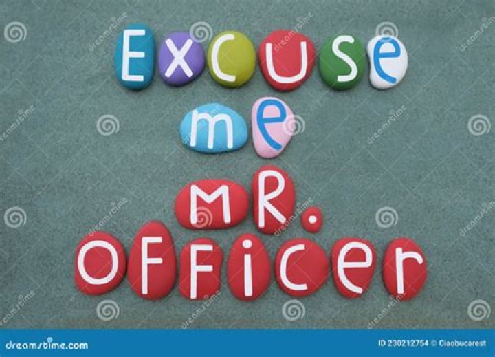 Excuse me mister officer, murderer. lyrics
